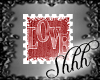 **LOVE Stamp - red