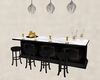 Black, Gold, White Bar