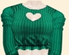® Mint Heart Sweater