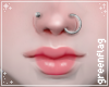 ♡ nose piercing