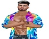 tie dyed hippy 60/70 top