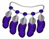 Purple Feather Necklace