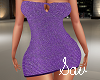 Lycra Dress-Purple