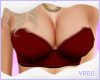 ¥ Red Push Bra