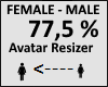 Avatar scaler 77,5%