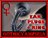 GV Ear Plugs + Ring