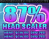 87% Head Scaler Resizer