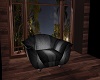 Blk/GrySuede Chair