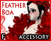 [w] Feather Boa Red