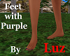 Feet Realistic Purple 