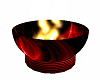 red/black fire bowl
