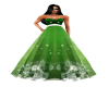 xmas dress/gown green