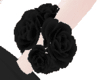 Black Rose Bracelet L