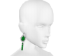 *G* Green Earrings