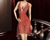 RED COCKTAIL DRESS