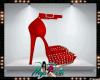 *D* Red Glitter Shoes