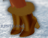 Dramatic Brown heel
