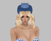 Cowgirl hair +hat blue