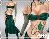 !Green Silk costume