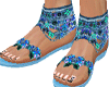 Blue Sandals