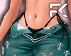 Kyla Jeans - GREEN