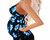 blue flower top prego