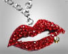Just A Kiss Lips Necklac