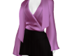 Purple Satin skirt