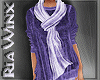 Wx:Lilac Casual Scarf
