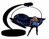 Blue Swirl Cuddle Swing