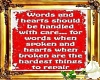Words and Hearts