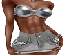 FG~ Silver Shorts Outfit