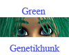 Green Female Eyebrows