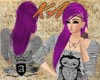 KA~Purple Luana Hair