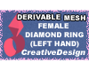 Diamond Ring Mesh L Hand