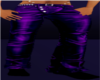 Purple Leather Jeans