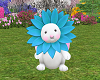Easter Bunny flower teal
