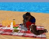 picnic in spiaggia kiss