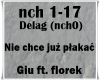 Nie chce juz plakac