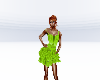 Frilly Lime Green Mini