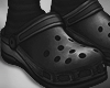 Black Sandal Crocs
