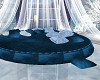 (k) ice blue cuddle sofa