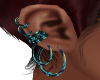 Double Earrings Lapis
