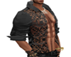 black open lace shirt