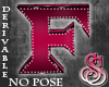 Pink Letter F No Pose