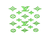Light Green LV Wall-Art