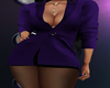 Sexy Mini Suit - Purple