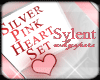 Sylent Silv-Pink Heart
