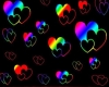 rainbow glow hearts