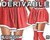 [K] festive skirt M